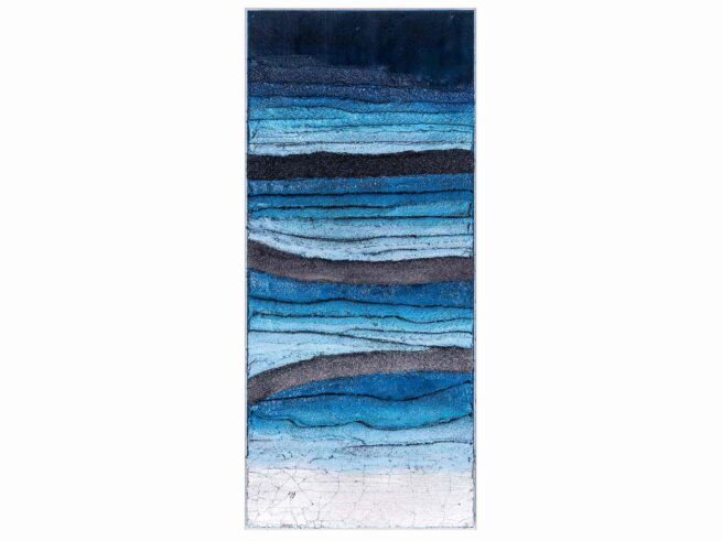 100 Horizonte Verputz, Feiner Sand und Steine 30x70cm