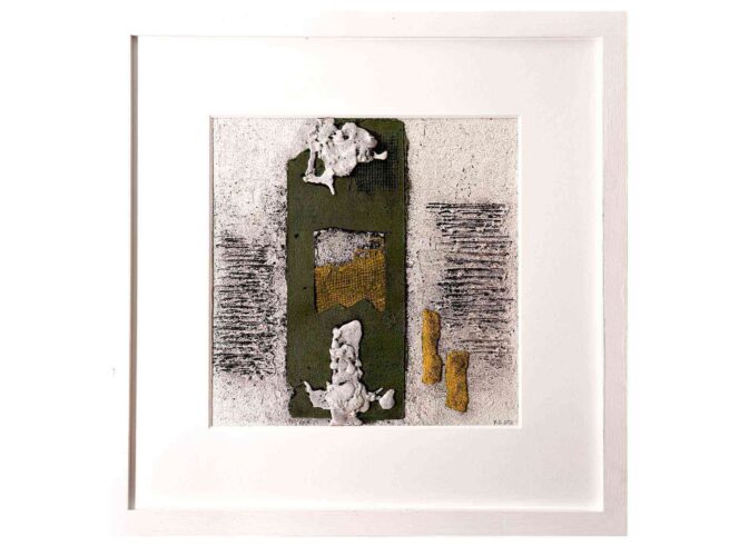 15 Dachpappe, Verputz (Spachtelmasse), Sacktuch 53x53 cm