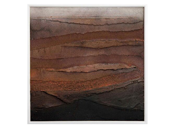 50 Horizonte Verputz/Spachtel, Feiner Sand, Steine 53x53cm