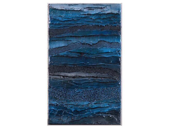 63 Horizonte Verputz, Feiner Sand, Steine 30x50cm